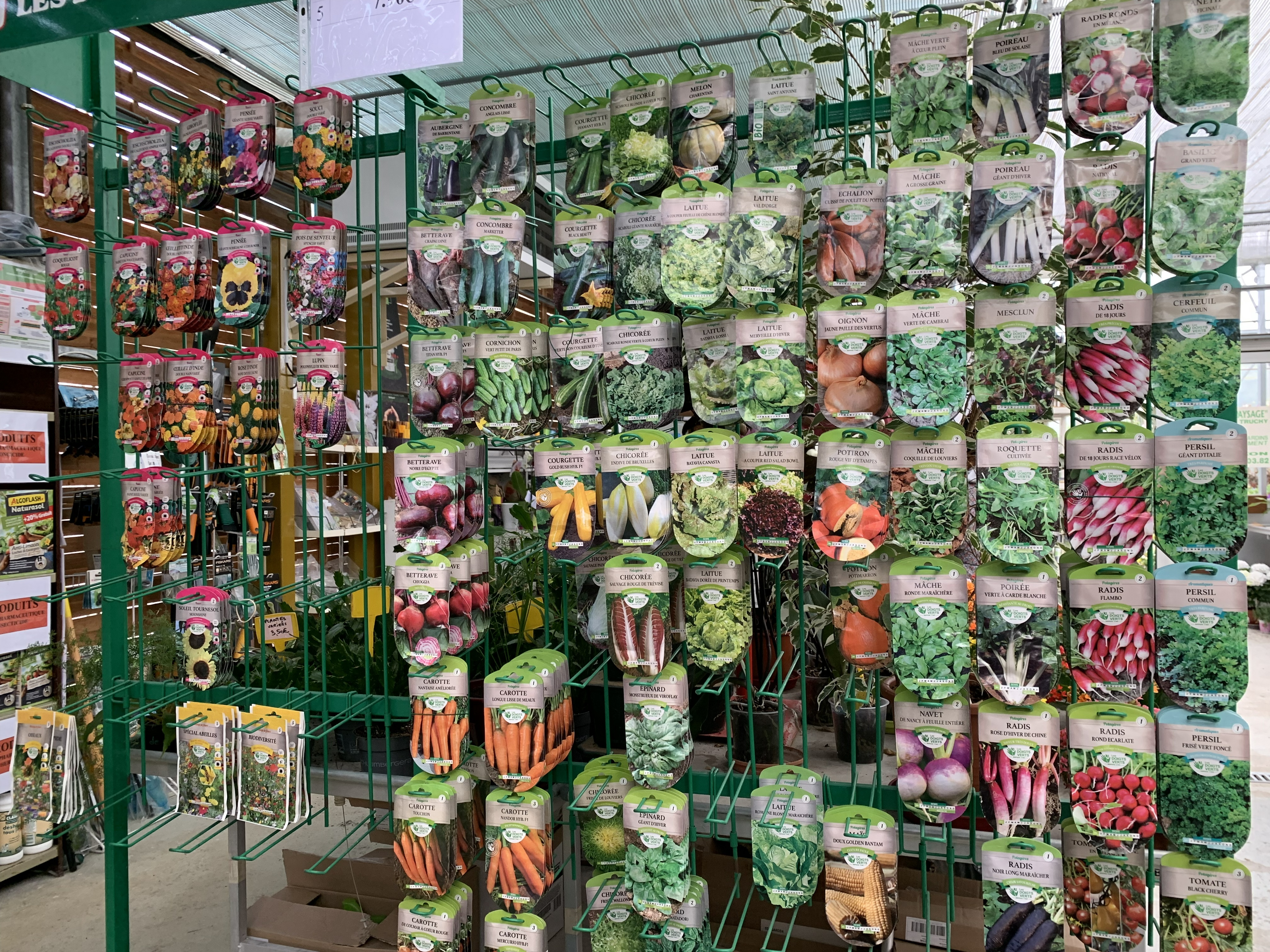 Graines légumes fleurs